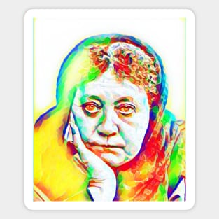 Helena Blavatsky Colourful Portrait | Helena Blavatsky Artwork 11 Magnet